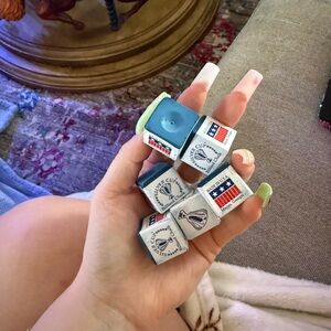 Silver Cup Billiard Chalk Cubes - set of 6